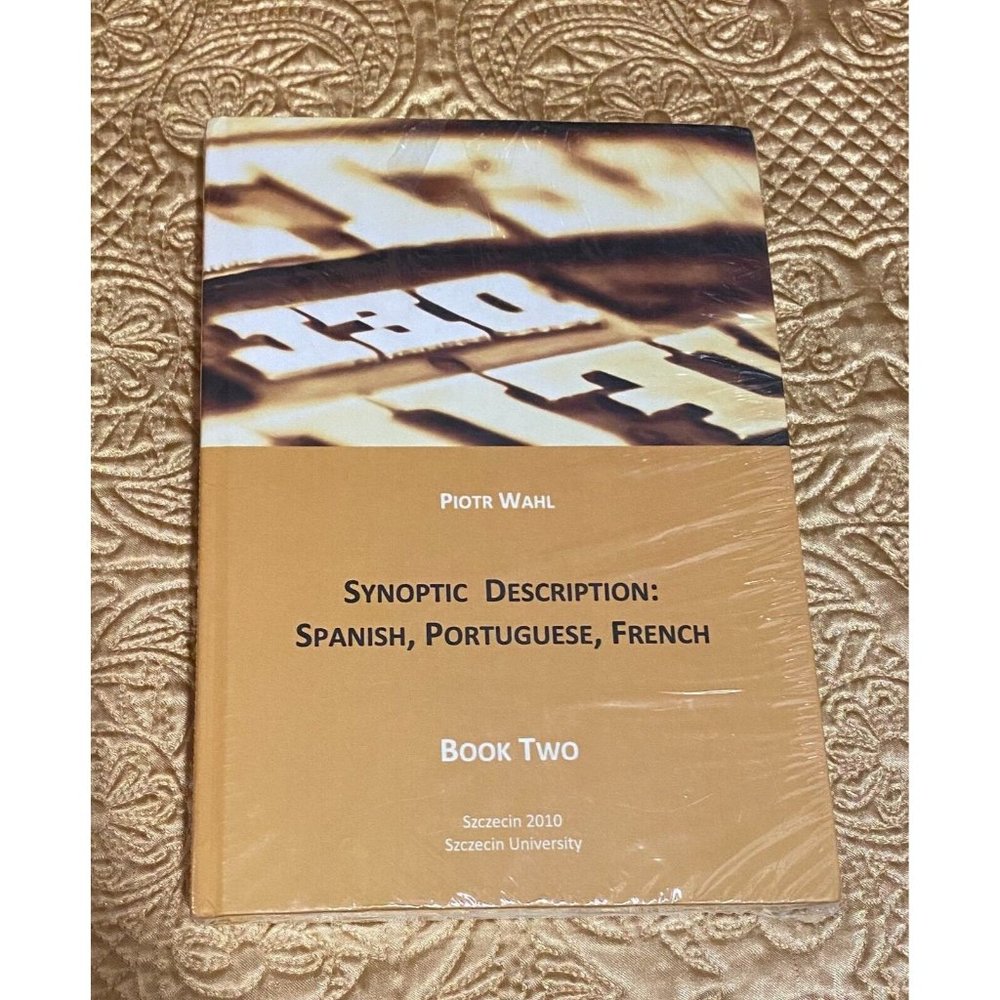 RARE Book Synoptic Description: Spanish Portuguese French by Piotr Wahl NEW
